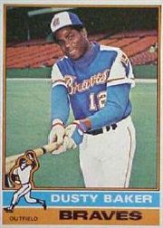 1976 Topps Baseball Cards      028      Dusty Baker